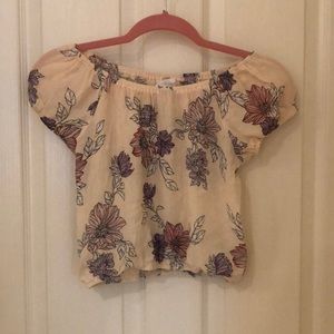 Floral Peasant Blouse